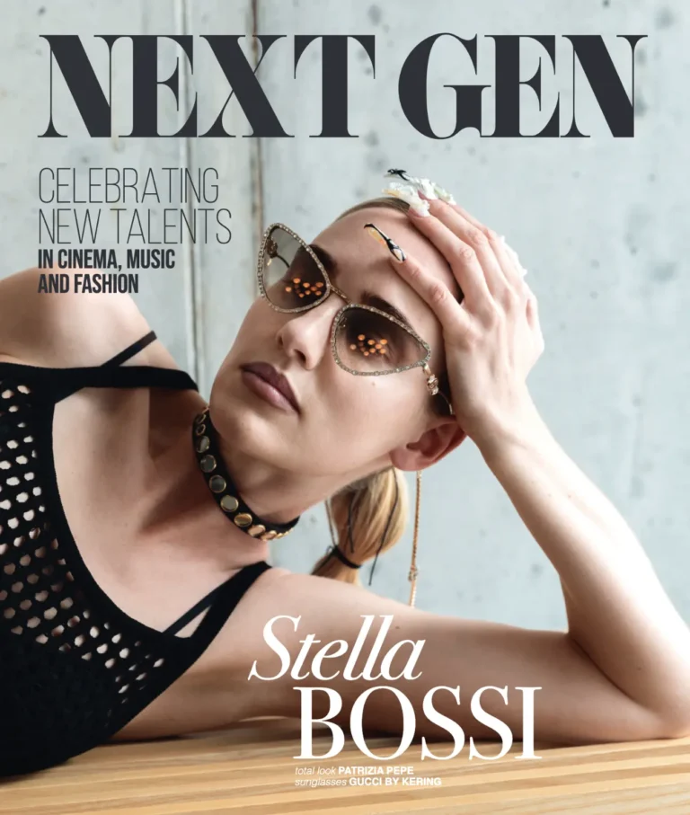 Cover NEXT GEN Magazine dedicata a moda, talento emergente e cultura contemporanea.