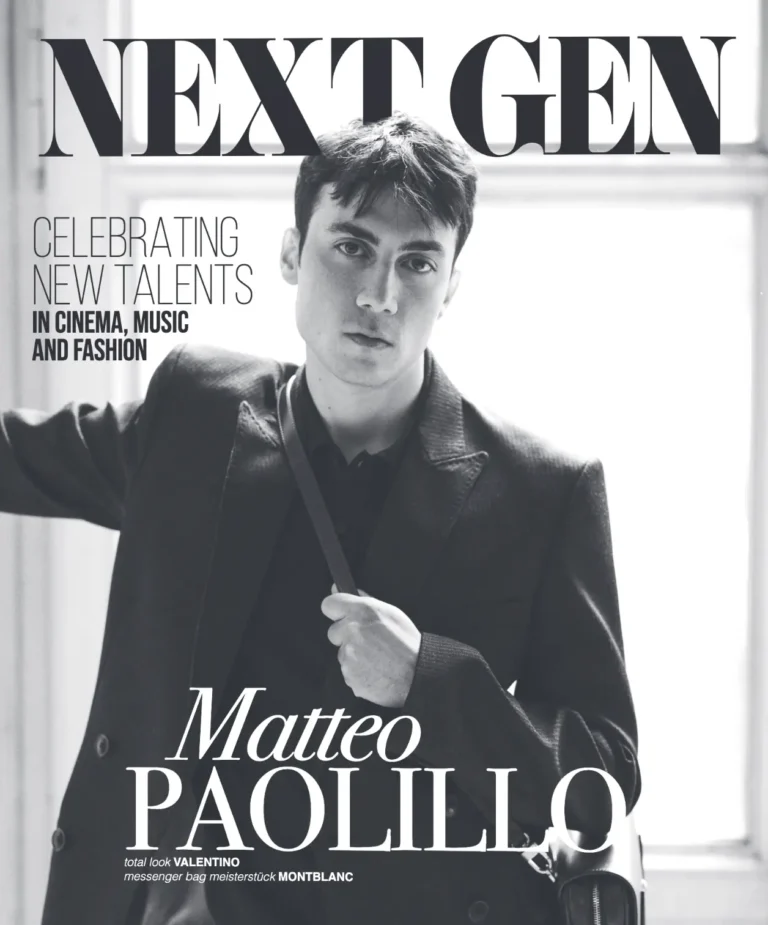 Cover NEXT GEN Magazine dedicata a moda, talento emergente e cultura contemporanea.
